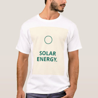 Conception de t-shirt avec citation "Énergie Solai