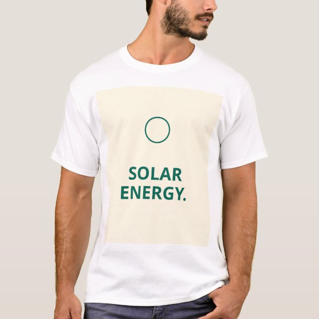 Conception de t-shirt avec citation "Énergie Solai (Devant)