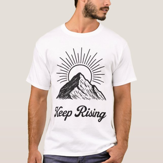 Conception de T-Shirt avec le titre : Continuez à  (Devant)