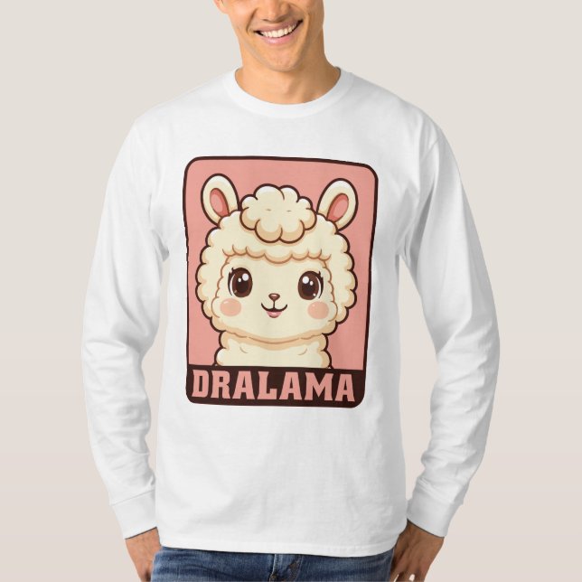 Conception de t-shirt avec une illustration de lam (Devant)