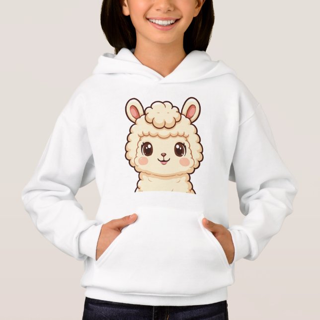 Conception de t-shirt avec une illustration de lam (Devant)