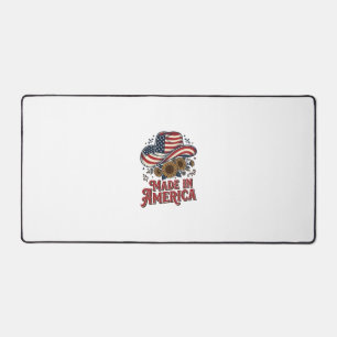 Conception de t-shirt Chapeau de Cowboy Patriotiqu