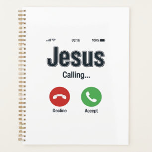 Conception de t-shirt chrétien Jésus appelant l'éc