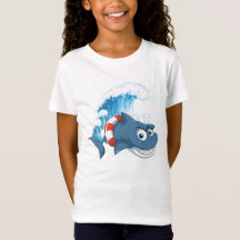 Conception de T-Shirt Cool Shark Splash pour enfan