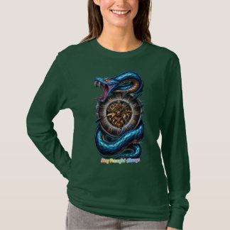 Conception de T-Shirt Couronne Crâne de Cobra Stay