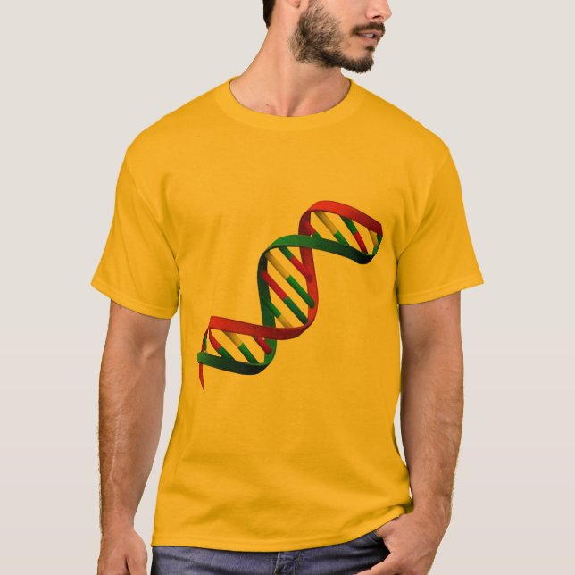 conception de T-shirt d'ADN d'ordre de gène de (Devant)