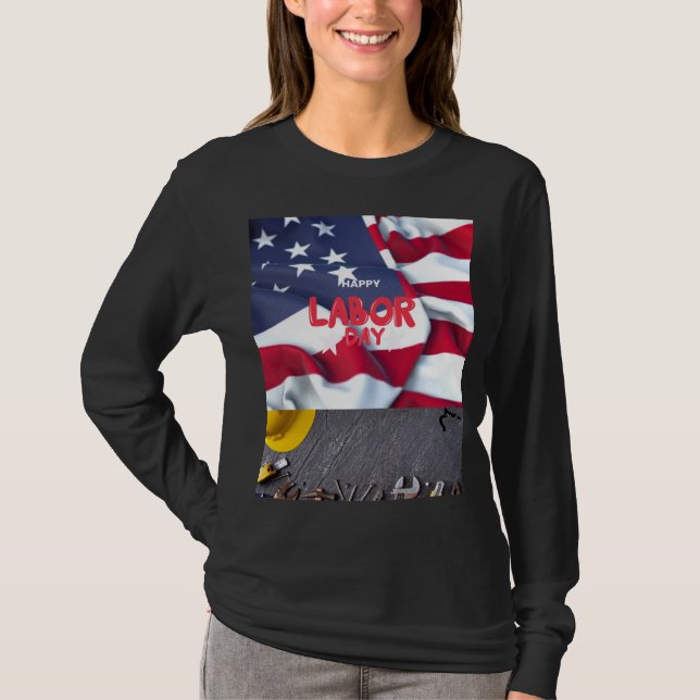 conception de t-shirt d'art de la fête du travail  (Devant)