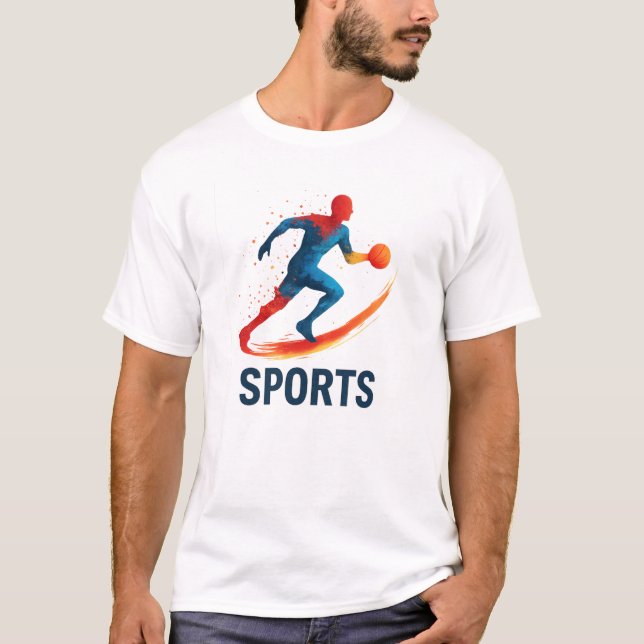 Conception de t-shirt d'art sportif  (Devant)