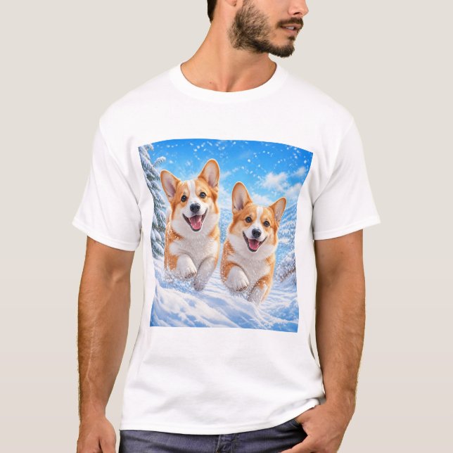 conception de T-shirt de chiens (Devant)