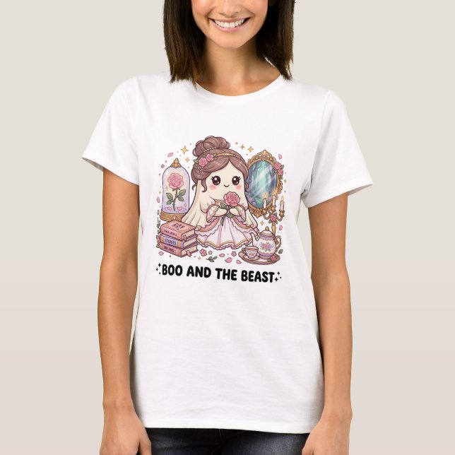 Conception de T-shirt de conte de fées Cute Boo, F (Devant)