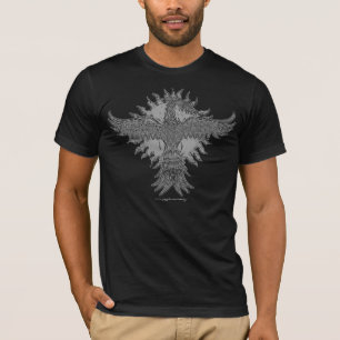 Conception de T-shirt de cool d'oiseau du feu de