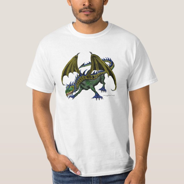 Conception de T-shirt de dragon (Devant)