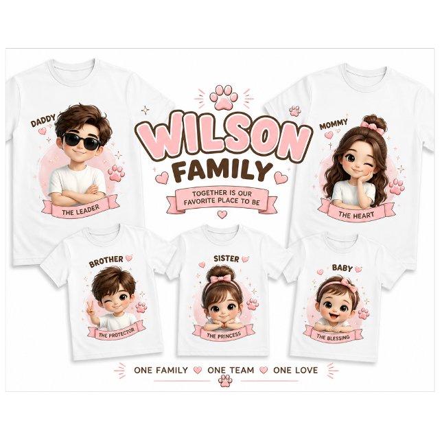 Conception de t-shirt de famille mignonne - Frère (Créateur téléchargé)