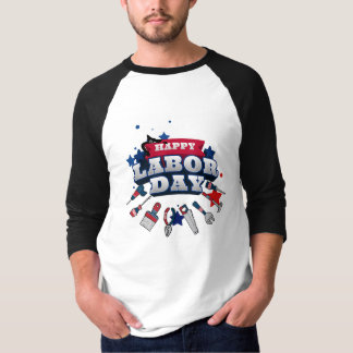 conception de T-shirt de fête du travail
