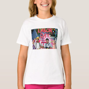 conception de T-shirt de fête du travail