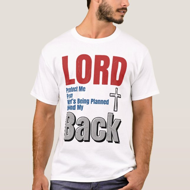 Conception de t-shirt de foi chrétienne Lord Prote (Devant)