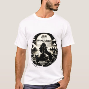 Conception de T-Shirt de Joueur de Manette de Rétr