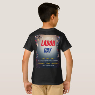 conception de T-shirt de la fête du travail
