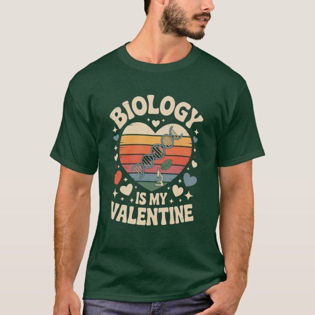Conception de t-shirt de la Saint-Valentin de biol (Devant)