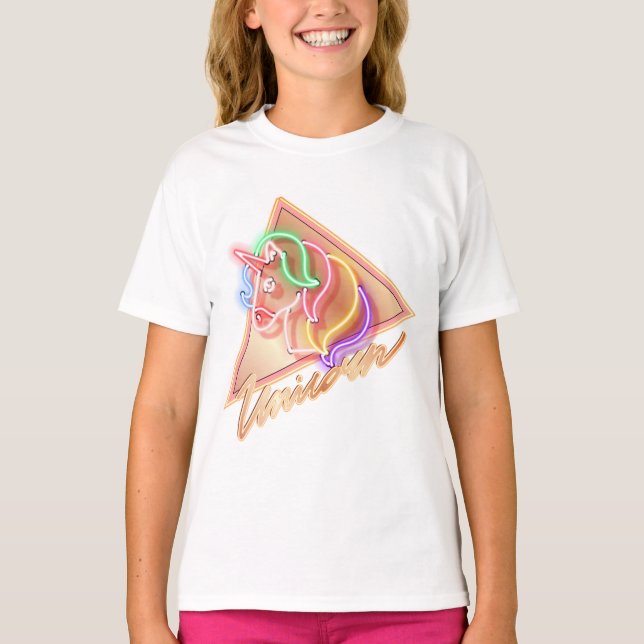 conception de T-shirt de licorne (Devant)