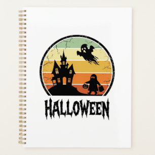 Conception de T-shirt de maison hantée Halloween S