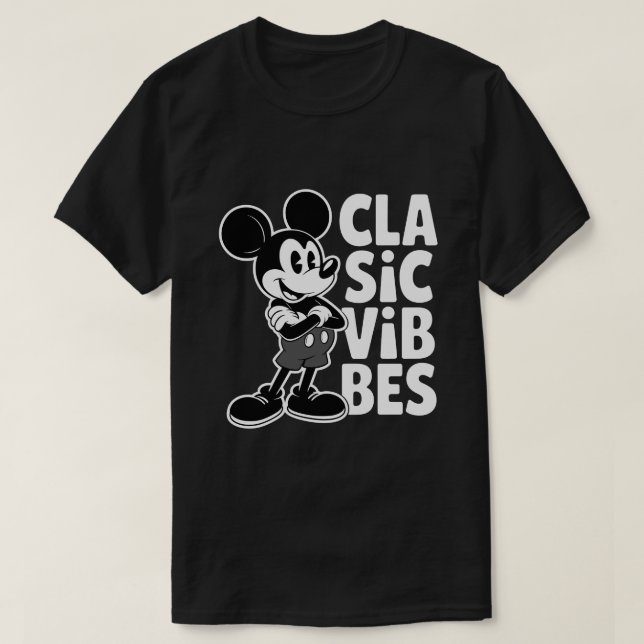 Conception de T-Shirt de Souris de Dessin Animé Ré (Design devant)