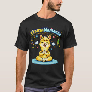 Conception de T-shirt de yoga Namaste pour enfants