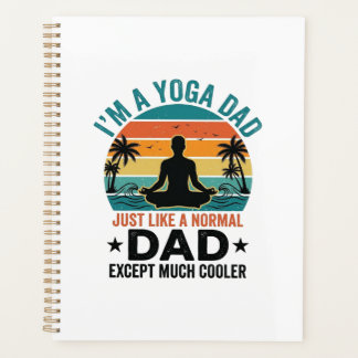 Conception de T-shirt drôle de papa yoga Vintage S
