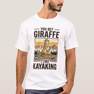 Conception de T-Shirt drôle vintage de girafe en k