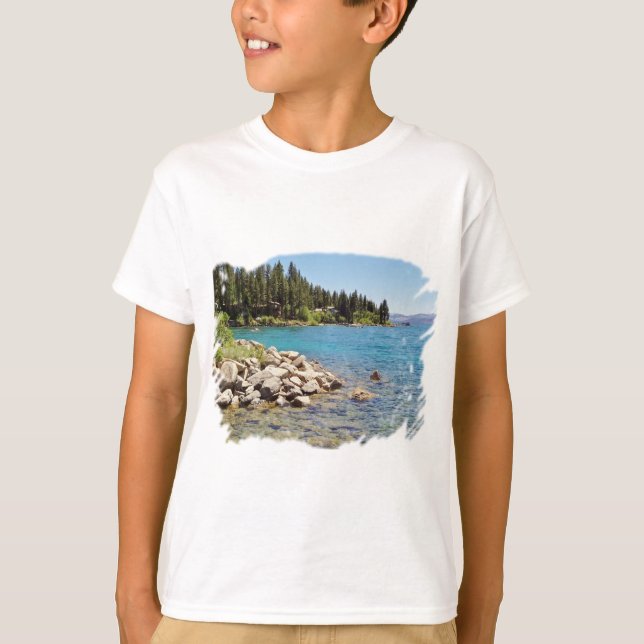 Conception de T-shirt du lac Tahoe (Devant)