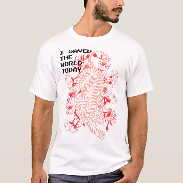 conception de T-shirt du monde d'aujourd'hui (Devant)
