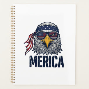 Conception de T-shirt Eagle Merica Patriotique Vin