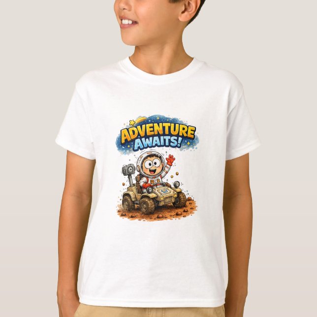 Conception de T-Shirt Explorateur de l'Espace pour (Devant)
