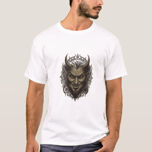 Conception de T-Shirt gothique cornes du diable