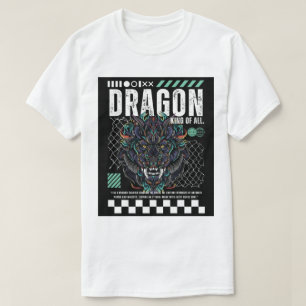 Conception de T-Shirt Graphique Dragon Épique