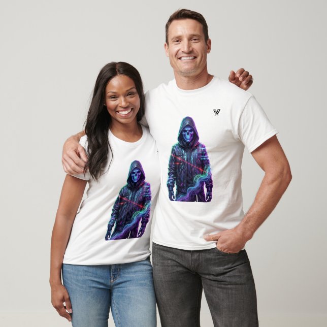 Conception de T-Shirt Graphique Néon Cyberpunk Fut (Unisexe)