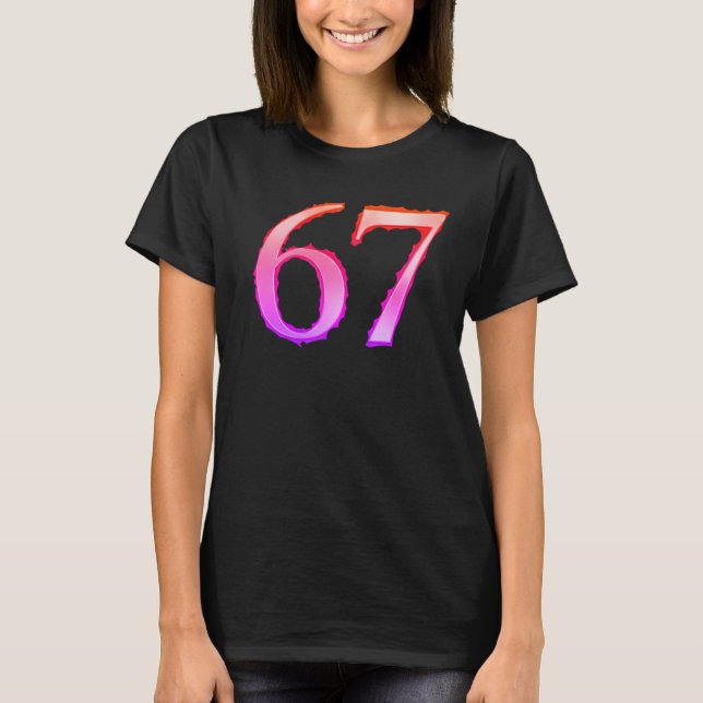 Conception de T-Shirt Graphique Streetwear 67 (Devant)