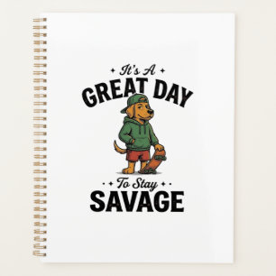 Conception de T-Shirt Gravure Vintage Savage Dog_1