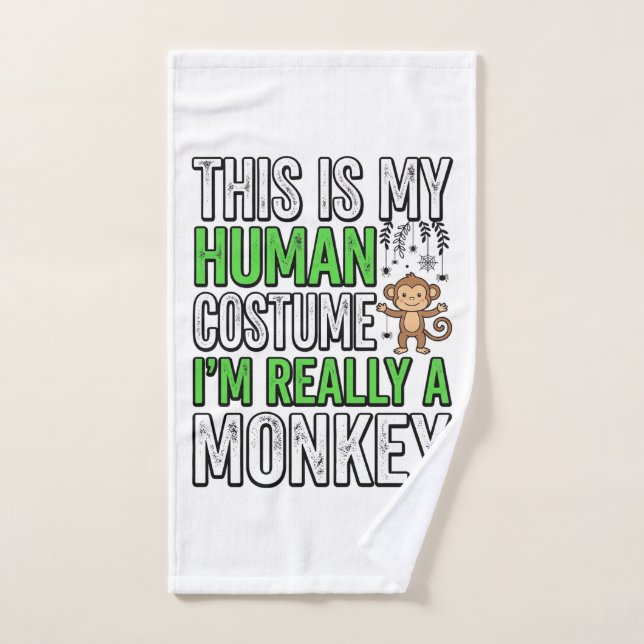 Conception de T-shirt Halloween Costume Humain Sin (Serviette à main)