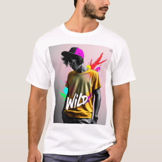 conception de t-shirt jeune, moderne et dynamique