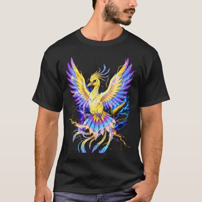 Conception de T-Shirt Legendary Lightning Phoenix (Devant)