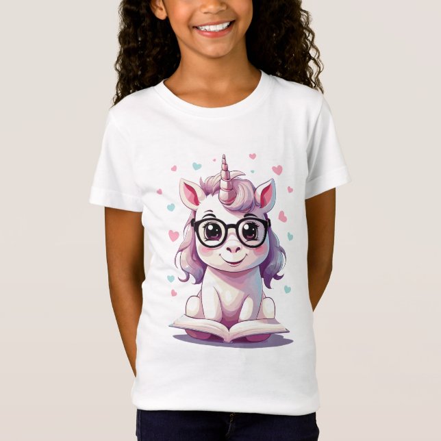 Conception de t-shirt licorne enchantée (Devant)