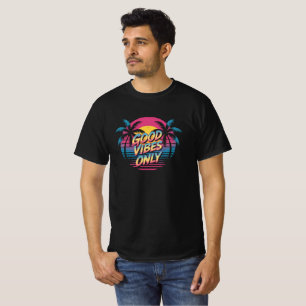 Conception de T-Shirt Minimaliste « Bonne Vibratio