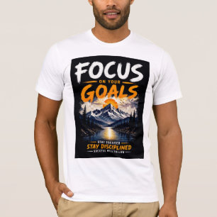 Conception de T-Shirt Motivationnel 'Se Concentrer