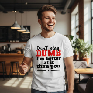 Conception de T-shirt Ne fais pas l'imbécile