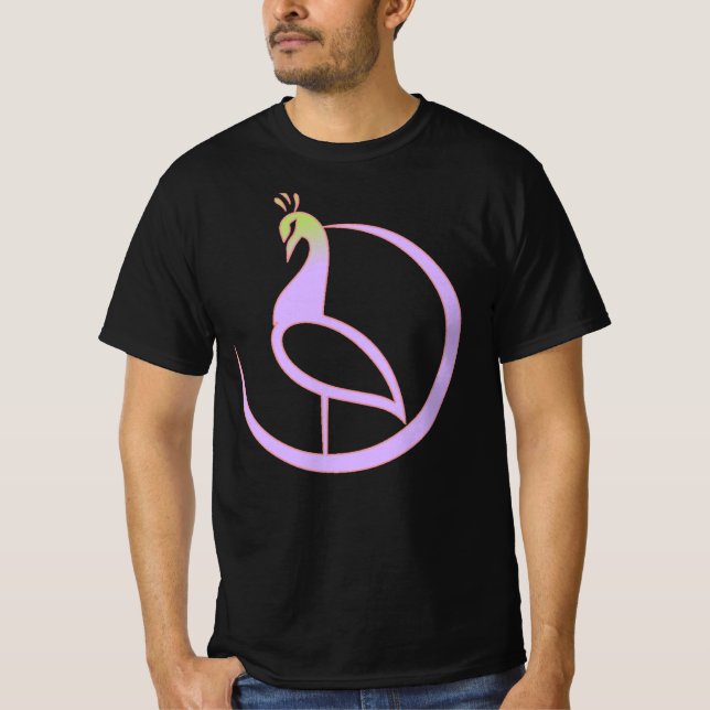 Conception de t-shirt Paon  (Devant)
