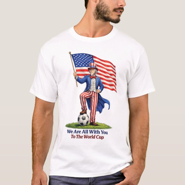 Conception de T-Shirt Patriotique Drapeau Américai (Devant)