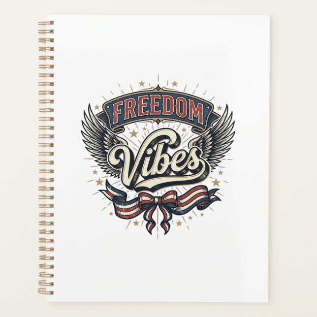 Conception de T-Shirt Patriotique Vintage Vibes de (Devant)