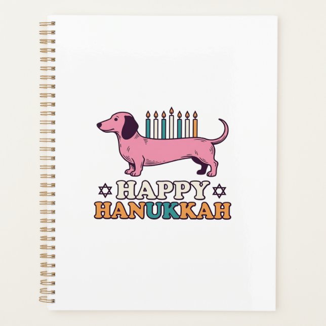 Conception de T-shirt pour chien avec Menorah de D (Devant)
