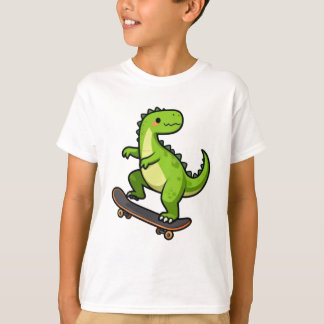 Conception de T-shirt pour enfants avec dinosaure 